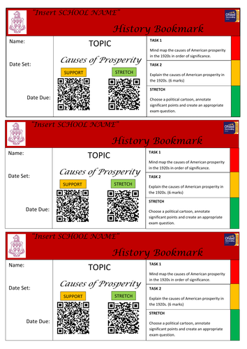 Causes of Prosperity homework QR task