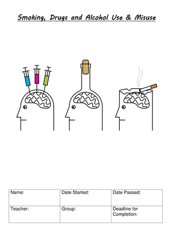 WORKBOOK Smoking Drugs Alcohol REVISED for 2016