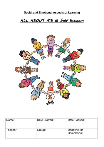 SELF ESTEEM Transition Workbook ALL ABOUT ME       SEAL FOCUS  REVISED