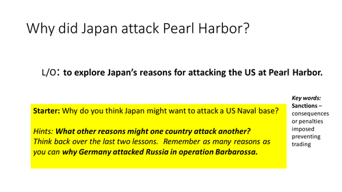 why did the Japanese want to attack Pearl Harbor