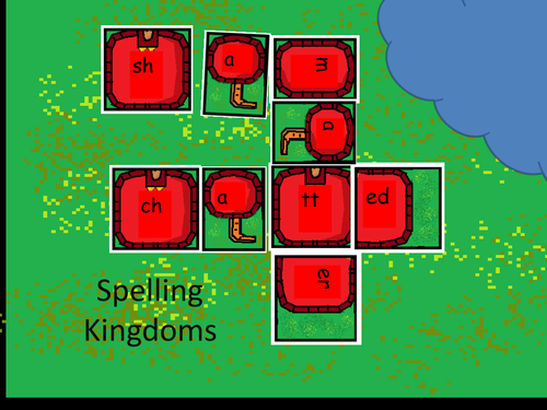 Spelling Kingdoms Phonics Board Game