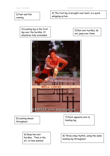 Athletics Task Cards