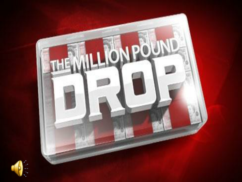 million pound drop template for classroom