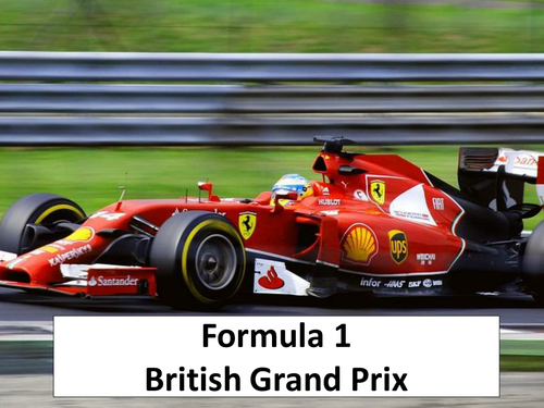 Informative presentation on the Formula 1 British Grand Prix at Silverstone