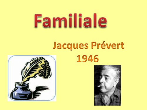 Familiale (French poetry)
