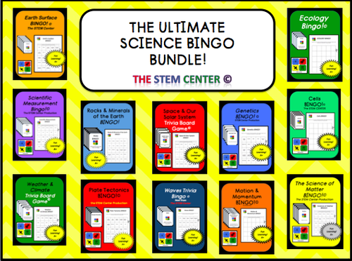 Science Game: BINGO BUNDLE!
