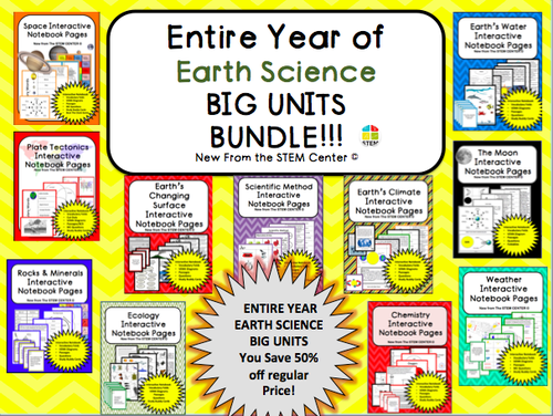 Earth Science: BIG UNITS BUNDLE!