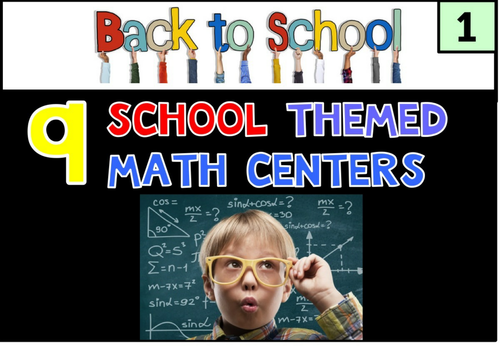 Back to School Math Centers