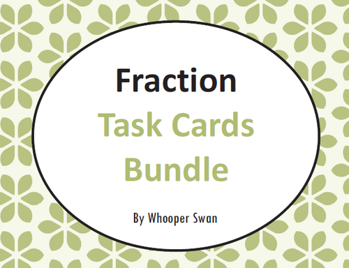 Fraction Task Cards Bundle