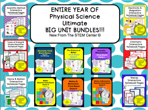 Physical Science: BIG UNITS BUNDLE!