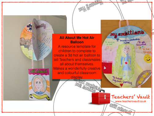 All about me hot air balloon