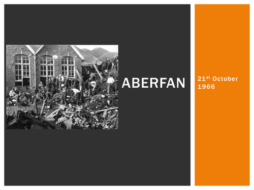 OCR Geography A2 - Lesson on the Aberfan Mass Movement Event - including case study sheet
