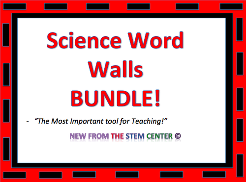 Science: Word Walls!