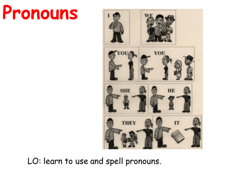 Pronouns worksheets