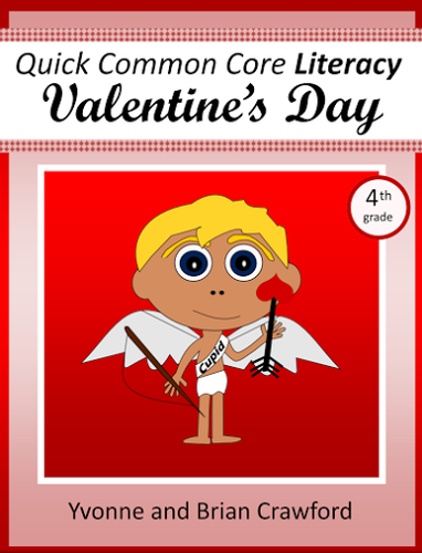 Valentine's Day No Prep Common Core Literacy (4th grade)