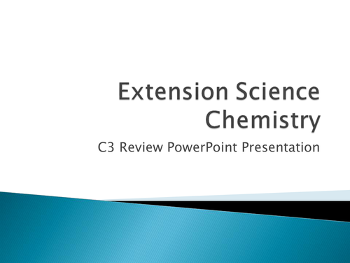 C3 triple science chemistry revision powerpoint old spec