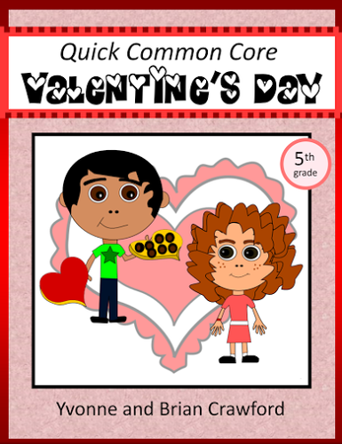 Valentine's Day No Prep Common Core Math (fifth grade)