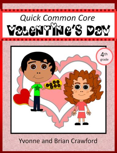 Valentine's Day No Prep Common Core Math (fourth grade)