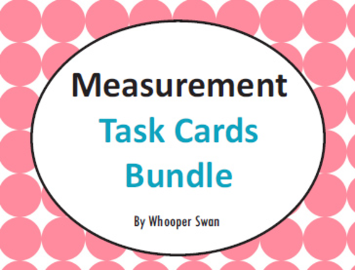 Measurement Task Cards Bundle | Teaching Resources