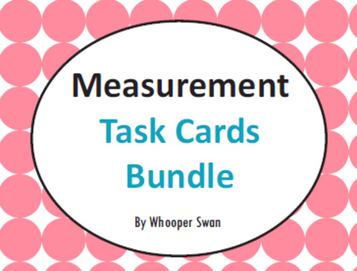 Measurement Task Cards Bundle