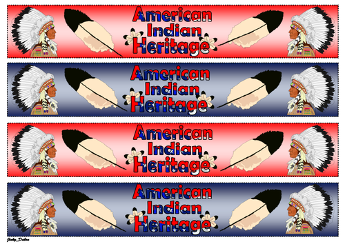 American-Indian Heritage Month Themed Pack