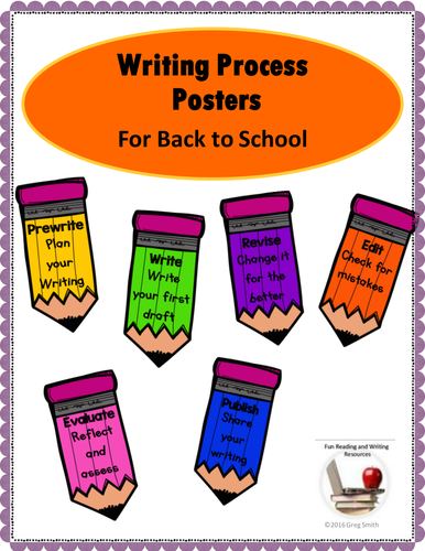 Writing Process Poster Set