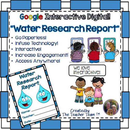 Google Classroom Water Report for Google Drive