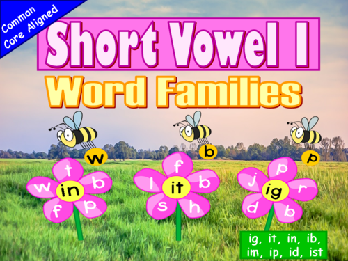 Short Vowels I Word Families