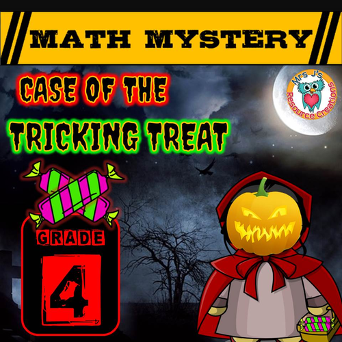 Halloween Math Mystery Activity (GRADE 4)