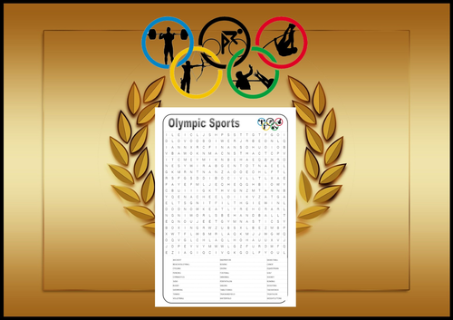Summer Olympic Sports Word Find Rio
