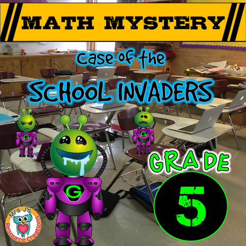 Back to School Math Mystery (GRADE 5)