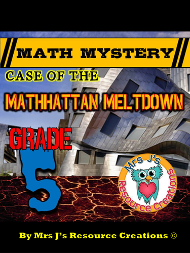Summer Math Mystery (GRADE 5)