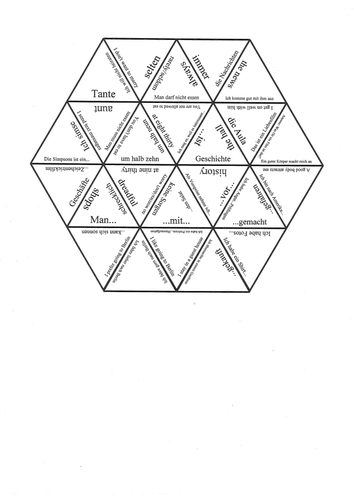 End of year 10 puzzle Edexcel German GCSE (2009 spec)