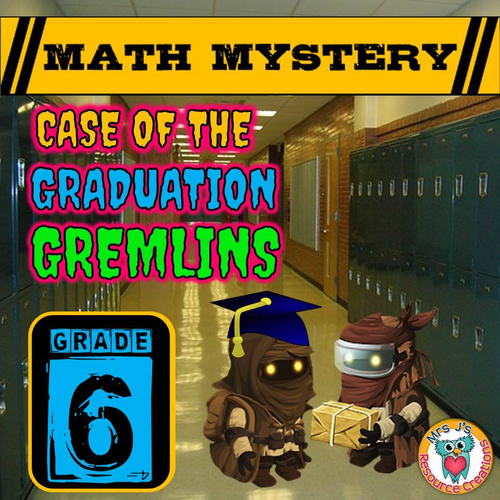 End of Year Math Mystery (GRADE 6)