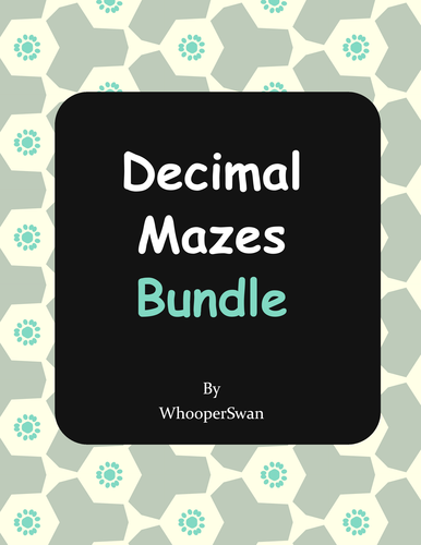 Decimal Mazes Bundle