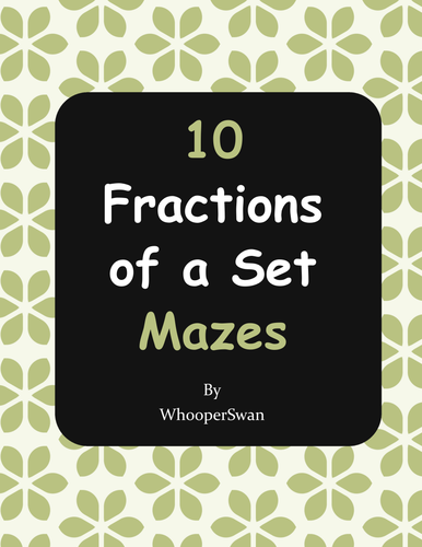 Fractions of a Set Maze