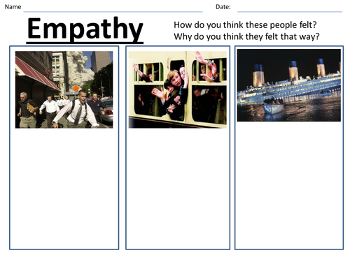 Empathy worksheet