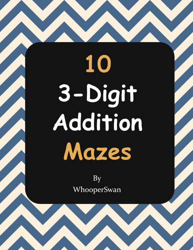 3-Digit Addition Maze