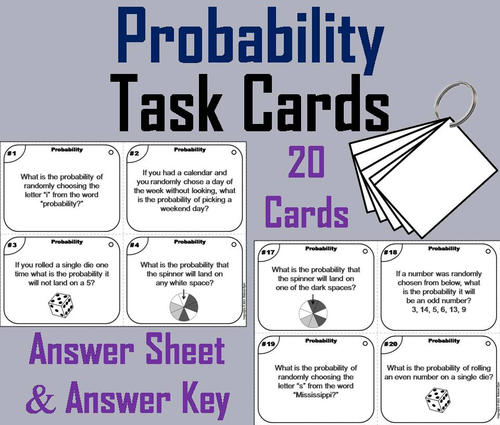 Probability Task Cards