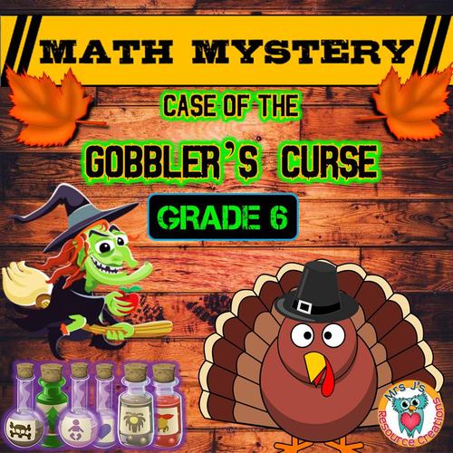 Thanksgiving Math Mystery (GRADE 6)