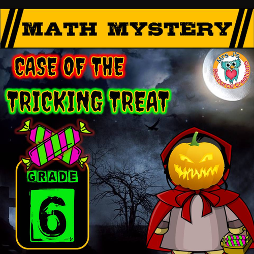 Halloween Math Mystery (GRADE 6)