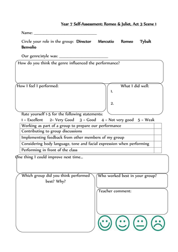 Romeo and Juliet Drama Genres Lesson