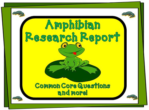 Amphibian Research Report