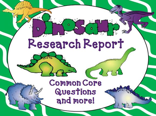 Dinosaur Research Report
