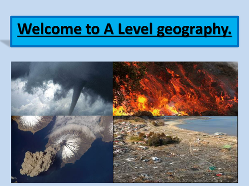 NEW AQA A LEVEL GEOGRAPHY SPEC: Hazards: What is a hazard?