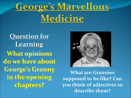 George's Marvellous Medicine - Assorted Resources! (Worksheets, PowerPoints, Assessments etc.)