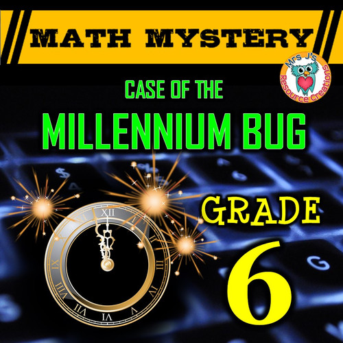 New Year Math Mystery (GRADE 6)