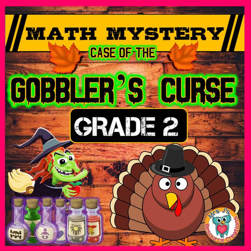 Thanksgiving Math Mystery (GRADE 2)