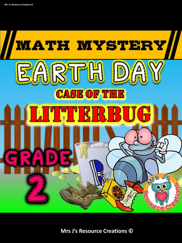 Earth Day Math Mystery (GRADE 2)