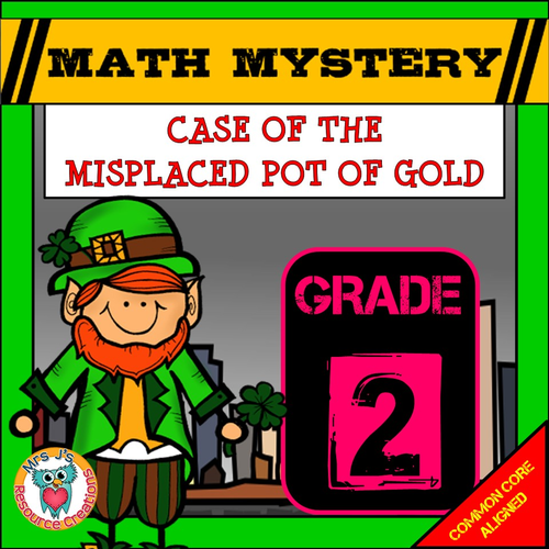 St Patrick's Day Math Mystery (GRADE 2)